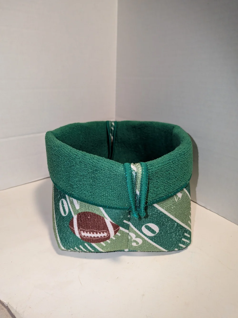 Green Football Field Storage Basket